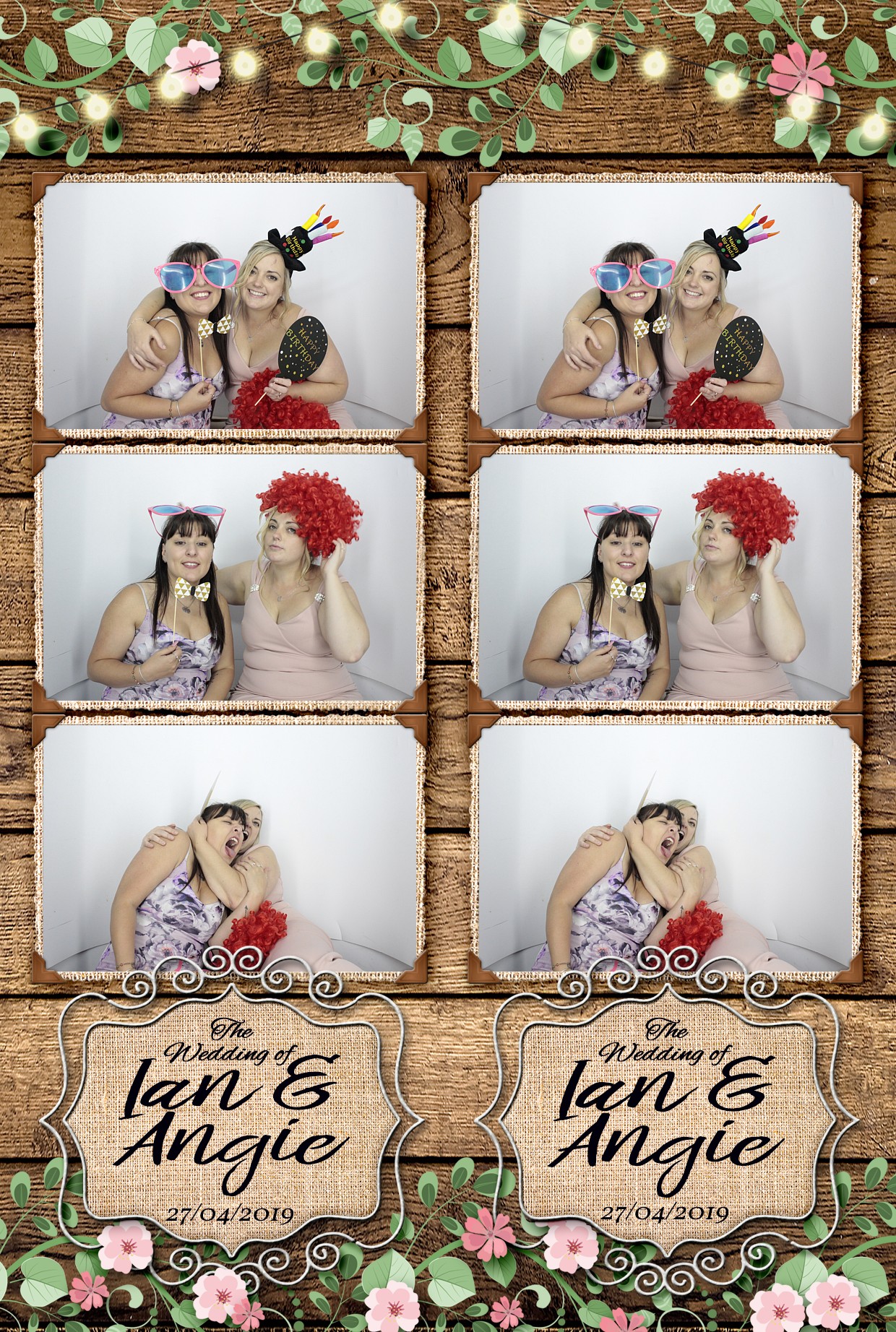 Ian & Angie’s wedding  | View more photos from the event at gallery.myphotoboothexperience.co.uk/u/MyPhotoBoothExperienceLtd/Ian-Angie’s-wedding